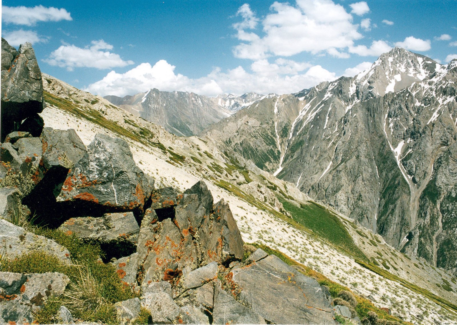 The north side of the Talas Alatau