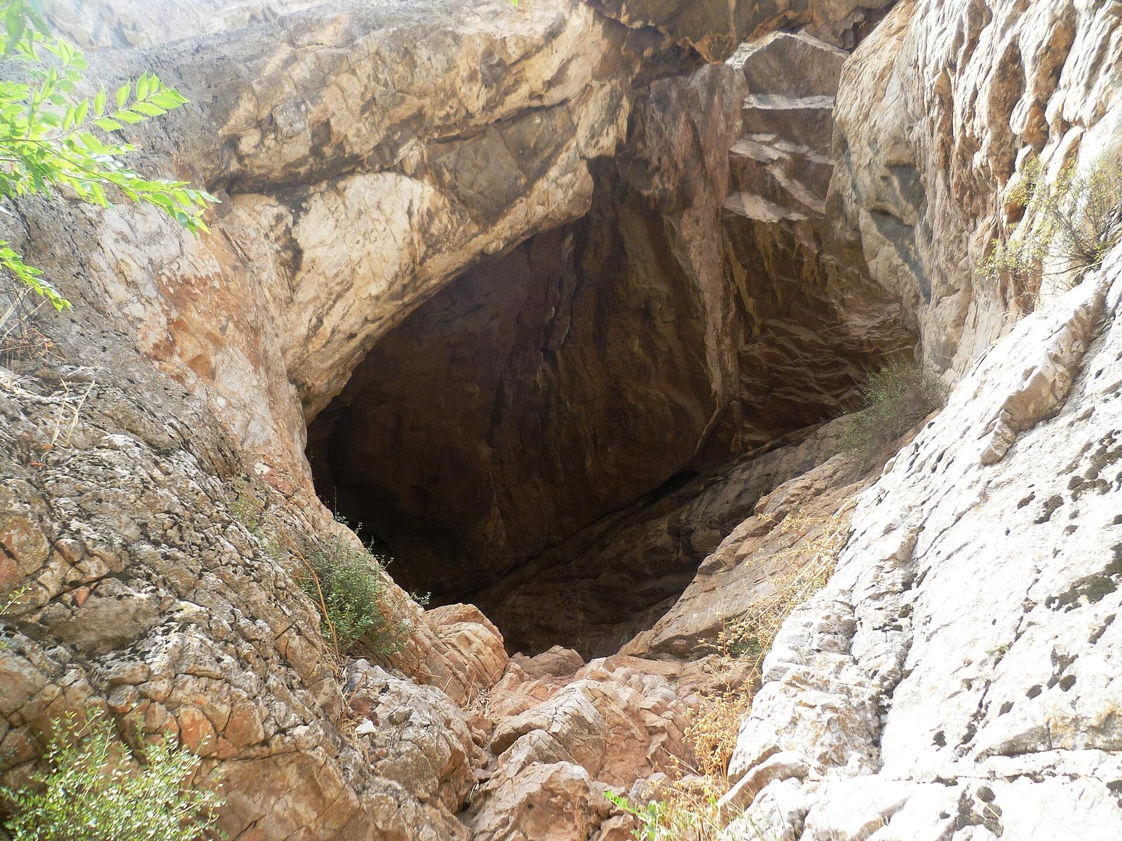 Cave on Sulaiman Too mountain in Osh, Kyrgyzstan